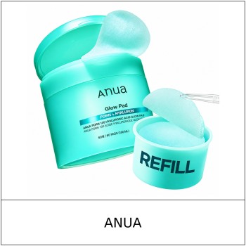 [ANUA] ★ Sale 5% ★ (oy) PDRN 100 Hyaluronic Acid Glow Pad 60 Pads + Refill 60 Pads / 50450(2) / 45,000 won()