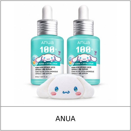 [ANUA] ★ Sale 5% ★ (oy) PDRN Hyaluronic Acid Capsule 100 Serum Cinnamoroll Edition 30ml x 2 + Pouch / 81550(4) / 57,500 won()