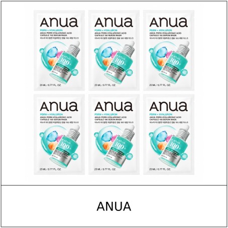 [ANUA] ★ Sale 5% ★ (oy) PDRN Hyaluronic Acid Capsule 100 Serum Mask 23ml x 6 Sheets (5+1) / 8150(6) / 20,000 won()