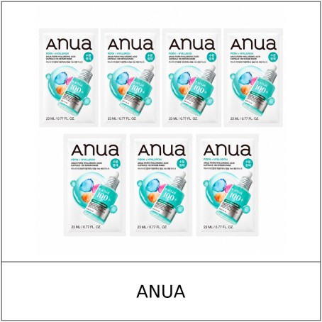 [ANUA] ★ Sale 5% ★ (oy) PDRN Hyaluronic Acid Capsule 100 Serum Mask 23ml x 7 Sheets (5+2) / 8150(5) / 20,000 won()