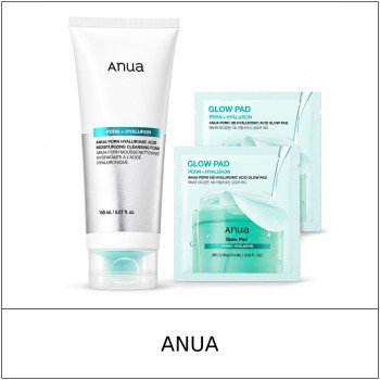 [ANUA] ★ Sale 5% ★ (oy) PDRN Hyaluronic Acid Moisturizing Cleansing Foam 150ml + Glow Pad 2 Pads x 2 Sachets / 44150(6) / 16,000 won()