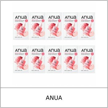 [ANUA] ★ Sale 5% ★ (oy) Peach 70 Niacin Serum Mask 25ml x 10 Sheets / 6350(4) / 40,000 won()