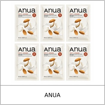 [ANUA] ★ Sale 5% ★ (oy) Rice Intensive Moisturizing Milk Mask 25ml x 6 Sheets (5+1) / 8150(6) / 20,000 won()