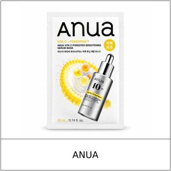[ANUA] ★ Sale 5% ★ (oy) Vita C Porestrix Brightening Serum Mask 22ml (1 Sheet) / 6350(44) / 4,000 won()