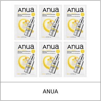 [ANUA] ★ Sale 5% ★ (oy) Vita C Porestrix Brightening Serum Mask 22ml x 6 Sheets (5+1) / 8150(6) / 20,000 won()