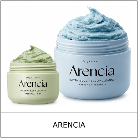 [ARENCIA] ★ Sale 5% ★ (oy) Fresh Blue Hyssop Cleanser Set 120g + Fresh Green Cleanser 50g / 70250(5) / 23,000 won()