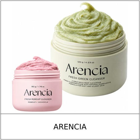 [ARENCIA] ★ Sale 5% ★ (oy) Fresh Green Cleanser Set 120g + Fresh Rosehip Cleanser 50g / 70250(5) / 23,000 won()