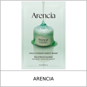 [ARENCIA] ★ Sale 5% ★ (oy) Holy Hyssop Sheet Mask 27ml x 1 Sheet / 6350(44) / 4,000 won()