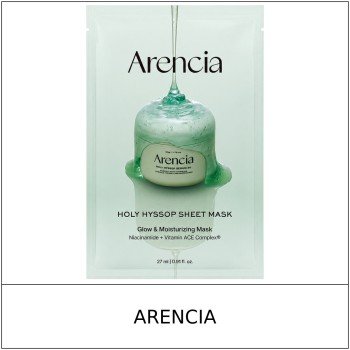 [ARENCIA] ★ Sale 5% ★ (oy) Holy Hyssop Sheet Mask 27ml x 1 Sheet / 6350(44) / 4,000 won()