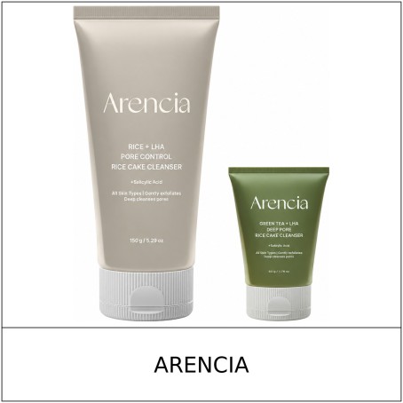 [ARENCIA] ★ Sale 5% ★ (oy) Rice LHA Pore Control Cleanser Set 150g + Green Tea LHA Cleanser 50g / 25250(5) / 28,000 won()