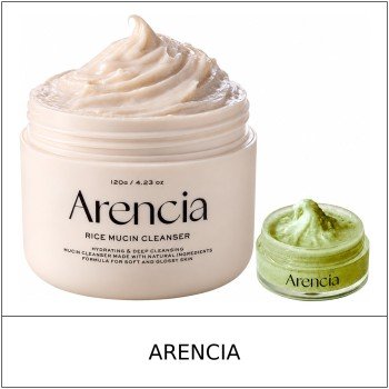 [ARENCIA] ★ Sale 5% ★ (oy) Rice Mucin Cleanser Set 120g + Fresh Green Cleanser 15g / 70250(6) / 23,000 won()