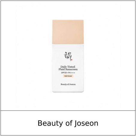 [Beauty of Joseon] ★ Sale 5% ★ (oy) Daily Tinted Fluid Sunscreen Veil Cover LN100 50ml / 8150(11) / 20,000 won()