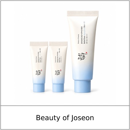 [Beauty of Joseon] ★ Sale 5% ★ (oy) Relief Sun Aqua-Fresh Rice + B5 50ml Set (+10ml x 2) / 8150(10) / 20,000 won()