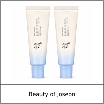 [Beauty of Joseon] ★ Sale 5% ★ (oy) Relief Sun Aqua-Fresh Rice + B5 50ml x 2 / 7250(6) / 30,000 won()
