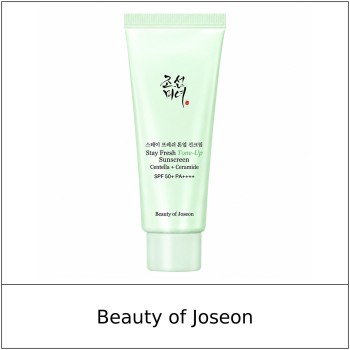 [Beauty of Joseon] ★ Sale 5% ★ (oy) Stay Fresh Tone-Up Sunscreen Centella + Ceramide Green 50ml / 26150(13) / 18,000 won()