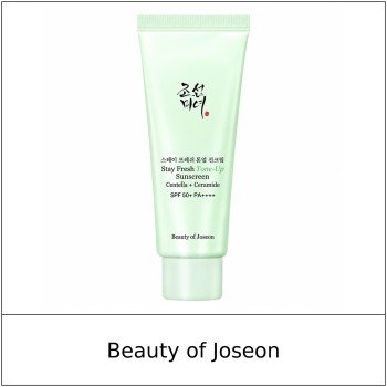 [Beauty of Joseon] ★ Sale 38% ★ (bo) Stay Fresh Tone-Up Sunscreen Centella + Ceramide Green 50ml / 80150(16) / 18,000 won(16)