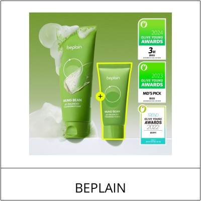 [BEPLAIN] ★ Sale 5% ★ (oy) Mung Bean pH-Balanced Cleansing Foam 160mL + 40mL Special Set / 21,900 won()