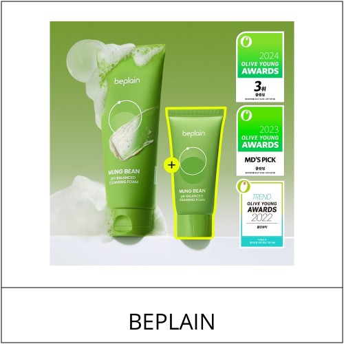 [BEPLAIN] ★ Sale 5% ★ (oy) Mung Bean pH-Balanced Cleansing Foam 160mL + 40mL Special Set / 21,900 won()