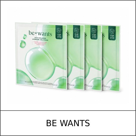 [BE WANTS] ★ Sale 5% ★ (oy) Cica Collagen Hydrogel Jelly Mask (31gx4ea) 1 Pack / 8150(7) / 20,000 won()