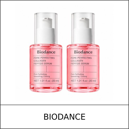 [BIODANCE] ★ Sale 5% ★ (oy) Pore Perfecting Collagen Peptide Serum Double Set (30mlx2ea) / 67550(6) / 64,000 won()