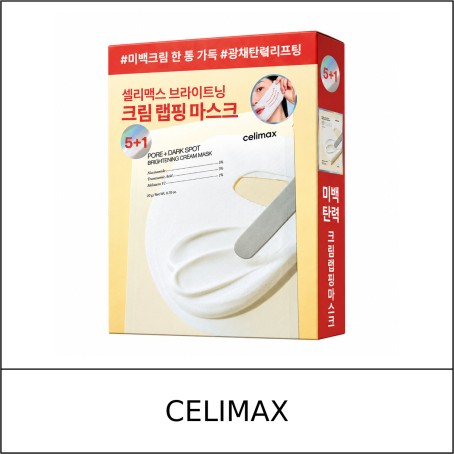 [CELIMAX] ★ Sale 5% ★ (oy) Pore + Dark Spot Brightening Cream Mask Set (20gx6ea(5+1)) / 24250(7) / 26,800 won()