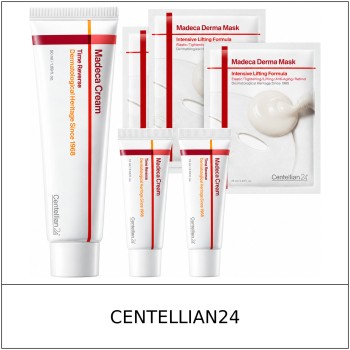 [CENTELLIAN24] ★ Sale 5% ★ (oy) Madeca Cream Time Reverse Set 50ml + 15ml x 2 + Derma Mask 3 Sheets / 24350(5) / 38,000 won()