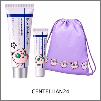 [CENTELLIAN24] ★ Sale 5% ★ (oy) Pokemon Jigglypuff Expert Madeca PDRN Cream Set 50ml + 15ml + Drawstring Backpack / 41450(6) / 46,000 won()