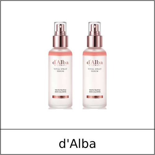 [d'Alba] ★ Sale 5% ★ (oy) White Truffle Vital Spray Serum Niacinamide 5% 100ml Double Pack / 59,800 won()
