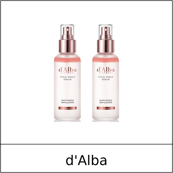 [d'Alba] ★ Sale 5% ★ (oy) White Truffle Vital Spray Serum Niacinamide 5% 100ml Double Pack / 59,800 won()