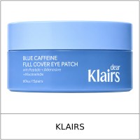 [KLAIRS] ★ Sale 5% ★ (n) Blue Caffeine Full Cover Eye Patch 60 Patches (80g) / 52250(10) / 25,000 won()