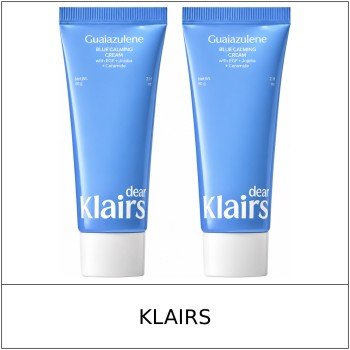 [KLAIRS] ★ Sale 5% ★ (n) Blue Calming Cream Double Set 60g x 2 / 13550(8) / 59,000 won()