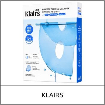 [KLAIRS] ★ Sale 5% ★ (n) Blue EGF Calming Gel Mask Set 30g x 5 Sheets / 51350(8) / 35,000 won()