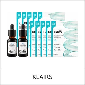 [KLAIRS] ★ Sale 5% ★ (n) Blue Youth Activating Drop 20ml x 2 + Rich Moist Soothing Sheet Mask 30ml x 10 / 10850(2) / 89,000 won()