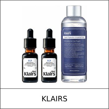 [KLAIRS] ★ Sale 5% ★ (n) Blue Youth Activating Drop 20ml x 2 + Supple Preparation Unscented Toner 180ml / 11750(3) / 78,900 won()