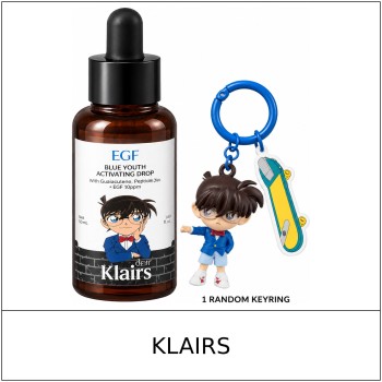 [KLAIRS] ★ Sale 5% ★ (oy) Blue Youth Activating Drop Conan Set 50ml + Random Keyring / 37450(6) / 52,500 won()