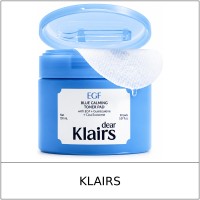 [KLAIRS] ★ Sale 5% ★ (n) EGF Blue Calming Toner Pads 60 Pads (150ml) / 52250(5) / 25,000 won()