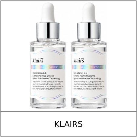 [KLAIRS] ★ Sale 5% ★ (n) Freshly Juiced Vitamin Drop Double Set 35ml x 2 / 59350(5) / 43,800 won()