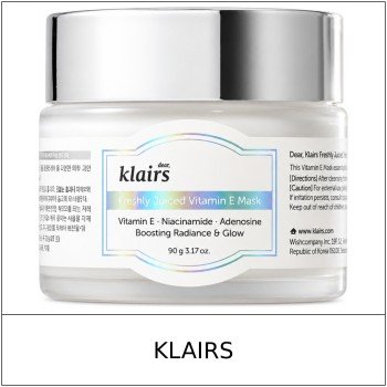 [KLAIRS] ★ Sale 5% ★ (n) Freshly Juiced Vitamin E Mask 90g / 56250(8) / 29,400 won()