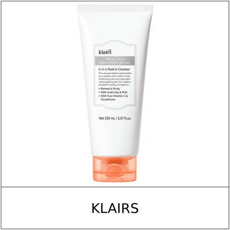 [KLAIRS] ★ Sale 5% ★ (n) Freshly Juiced Vitamin Mask Cleanser 150ml / 26150(8) / 17,900 won()