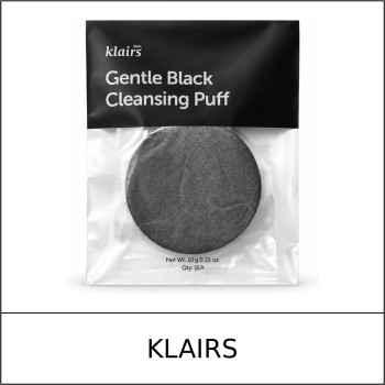 [KLAIRS] ★ Sale 5% ★ (n) Gentle Black Cleansing Puff 1 Piece / 8150(66) / 2,000 won()