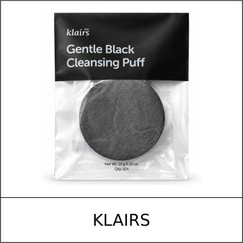 [KLAIRS] ★ Sale 5% ★ (n) Gentle Black Cleansing Puff 1 Piece / 8150(66) / 2,000 won()