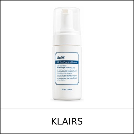 [KLAIRS] ★ Sale 5% ★ (n) Rich Moist Foaming Cleanser 100ml / 94150(8) / 16,500 won()