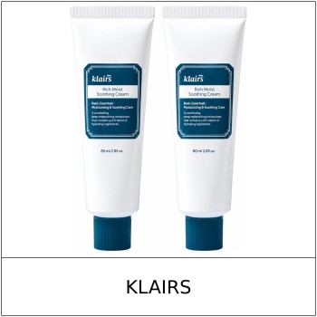 [KLAIRS] ★ Sale 5% ★ (n) Rich Moist Soothing Cream Double Set 80g x 2 / 31450(6) / 45,800 won()