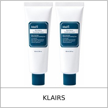 [KLAIRS] ★ Sale 5% ★ (n) Rich Moist Soothing Cream Double Set 80g x 2 / 31450(6) / 45,800 won()