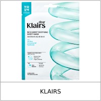 [KLAIRS] ★ Sale 5% ★ (n) Rich Moist Soothing Sheet Mask 30ml 1 Sheet / 7250(40) / 3,000 won()