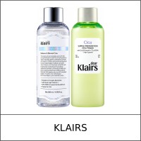 [KLAIRS] ★ Sale 5% ★ (n) Supple Preparation Cica Toner 180ml + Freshly Juiced Vitamin Essence Toner 180ml / 68350(3) / 42,800 won()