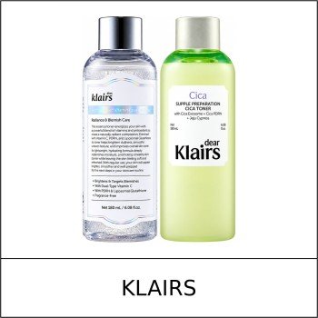 [KLAIRS] ★ Sale 5% ★ (n) Supple Preparation Cica Toner 180ml + Freshly Juiced Vitamin Essence Toner 180ml / 68350(3) / 42,800 won()