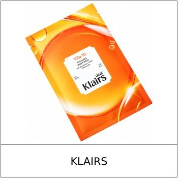 [KLAIRS] ★ Sale 5% ★ (n) Vita 10 Radiance Sheet Mask 25ml 1 Sheet / 7250(44) / 3,000 won()