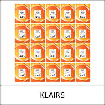 [KLAIRS] ★ Sale 5% ★ (n) Vita 10 Radiance Sheet Mask Set 25ml x 20 Sheets / 4550(2) / 60,000 won()