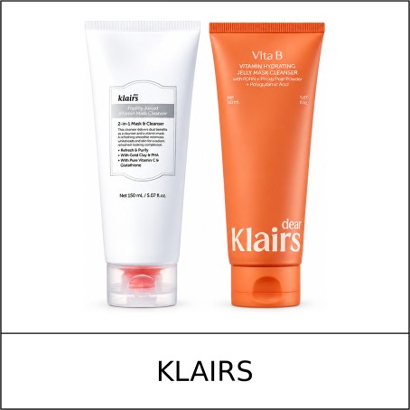 [KLAIRS] ★ Sale 5% ★ (n) Vitamin Mask Cleanser 150ml + Vitamin Hydrating Jelly Mask Cleanser 150ml / 32350(4) / 35,800 won()